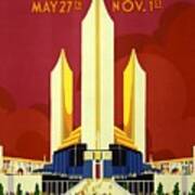 Chicago Worlds Fair 1933 Poster Art Print