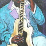 Chilin Blues John Lee Hooker Art Print