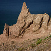 Chimney Bluffs Art Print