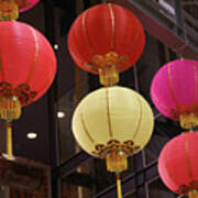 Chinese Lanterns Vancouver Chinatown Art Print