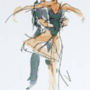 Choreographic Lesson At The Royal Ballet School 01 Art Print
