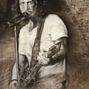 Chris Cornell Tribute With Lyrics Art Print