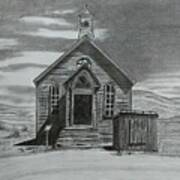 Church  At Bodie Art Print