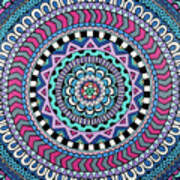Purple Mandala Art Print