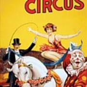 Circus, Miss Louise Hilton, The Greatest Rider The World Has Ever Known,1920 Art Print