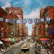 City - Chicago Il - Just For The Record 1900 Art Print