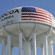 City Of Cocoa Water Tower Art Print