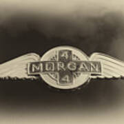 Classic Morgan 4/4 Badge Art Print