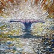 Close Up Of Baptism Of The Christ Art Print