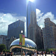 Cloud Gate In Chicago Art Print