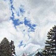 Clouds Over Tahquitz Art Print