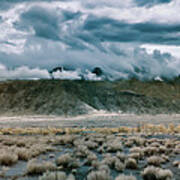 Clouds Over The Sandia Mountains Art Print