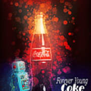 Coca-cola Forever Young 15 Art Print