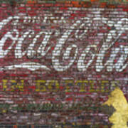 Coca Cola Ghost Sign Sedalia Mo Dsc01928-1 Art Print