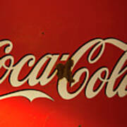 Coca-cola Sign Art Print