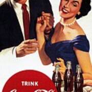 Coca Cola - Vintage Cool Drinks Advertising Poster Art Print