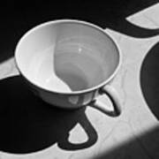 Coffee Cup In Light And Shadow Art Print