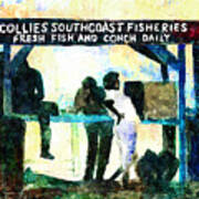 Collies Southcoast Fisheries Art Print