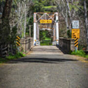 Coloma Bridge Art Print