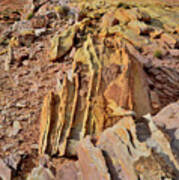 Colorful Sandstone Fins In Valley Of Fire Art Print