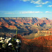 Colors And Depth Of Grand Canyon - Square Format Art Print