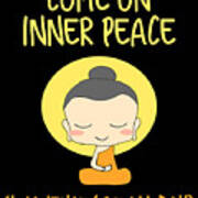 Inner Peace Meditation Art print