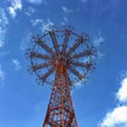 Coney Island Parachute Jump No. 1-1 Art Print