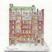 The Historic Corn Exchange Building In East Harlem Art Print