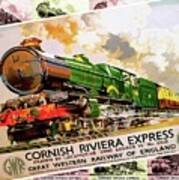 Cornish Riviera Express - Railway Travel Poster Art Print