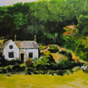 Cottage In Wales Art Print