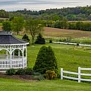 Country Gazebo Art Print