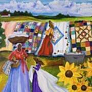 Country Quilts Art Print