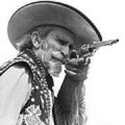 Cowboy Aiming A Gun, C.1930s Art Print
