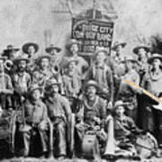 Cowboy Rock Band 1885 Art Print