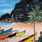 Crashboat Beach I Art Print