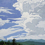 Cumulonimbus Afternoon Art Print