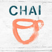 Cup Of Chai- Art By Linda Woods Art Print