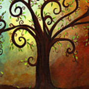 Curly Branches Tree Art Print