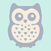 Cute Owl Art Print