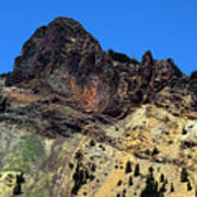 Dacite Lava Outcrop On Mount Lassen Art Print