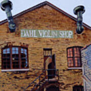 Dahl Violin Shop Art Print