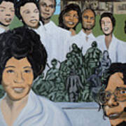 Daisy Bates And The Little Rock Nine Tribute Art Print