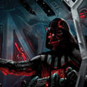 Darth Vader, Imperial Ace Art Print