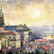 Dawn Of Prague Art Print