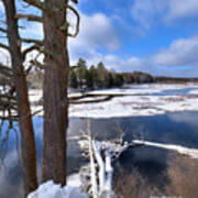 December In Old Forge Art Print