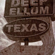 Deep Ellum Texas Art Print