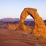 Delicate Arch, Sunset - Arches National Park, Utah Art Print