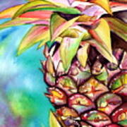 Delightful Pineapple Art Print