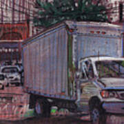 Delivery Truck 2 Art Print