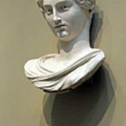 Della Robbia's Bust Of A Woman Art Print
